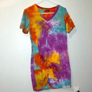Rye dye shirt dress